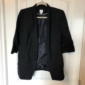 black quarter sleeve LC blazer